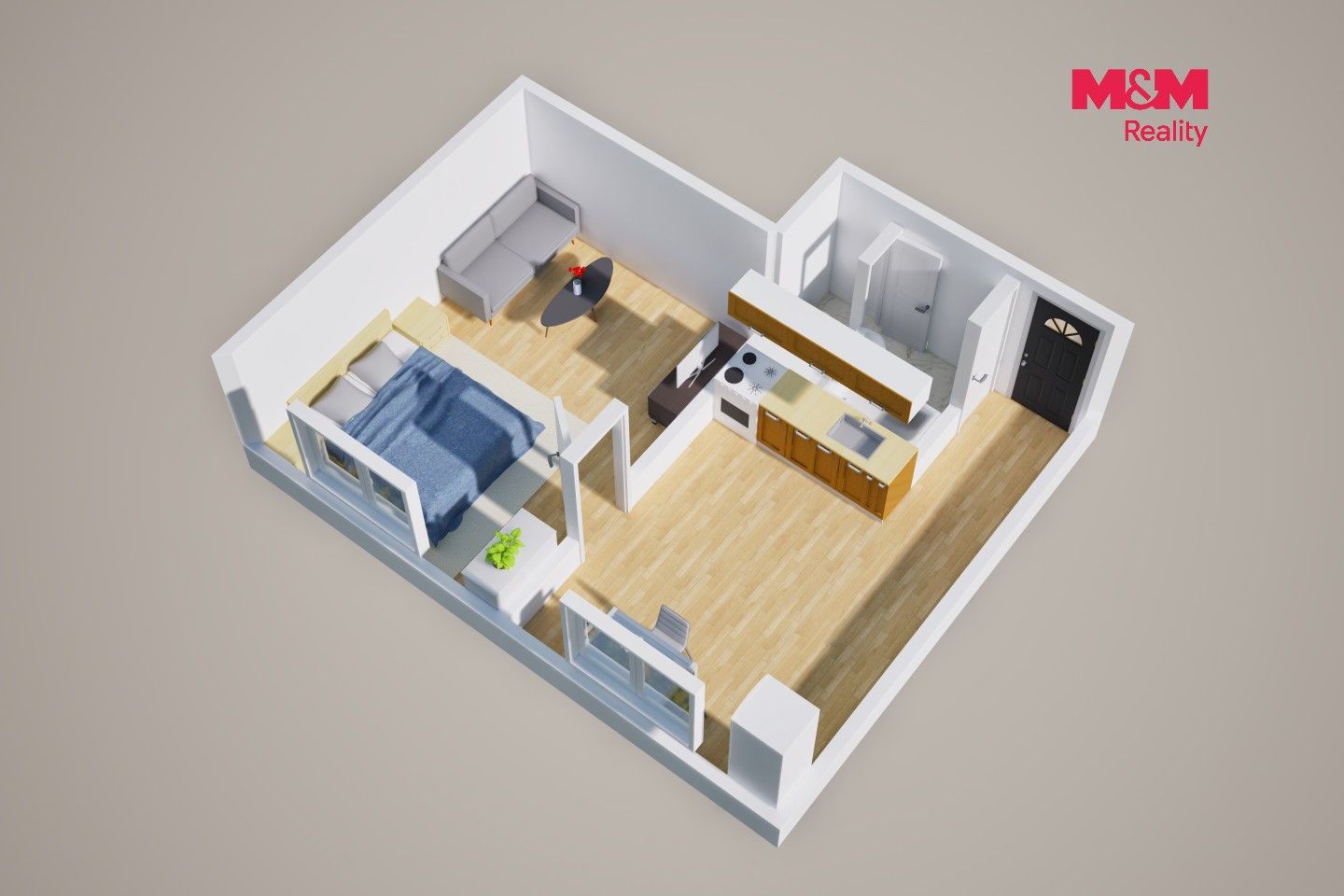 Prodej bytu 1+1 33 m² - foto 14