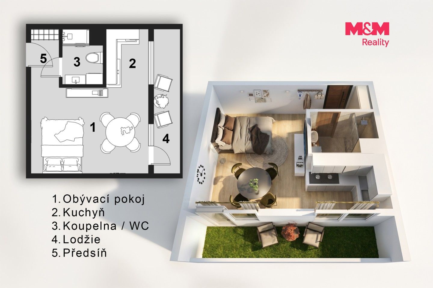 Prodej bytu 1+kk 26 m² - foto 4