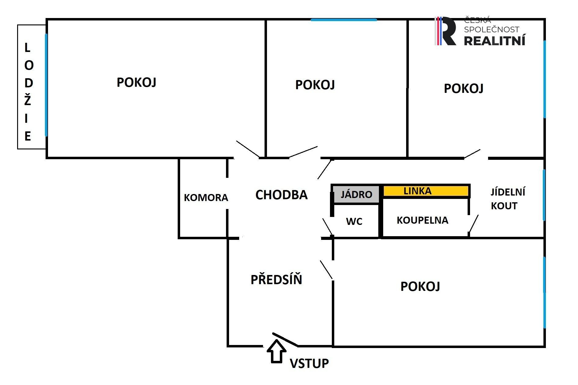 Prodej bytu 4+1 80 m² - foto 3