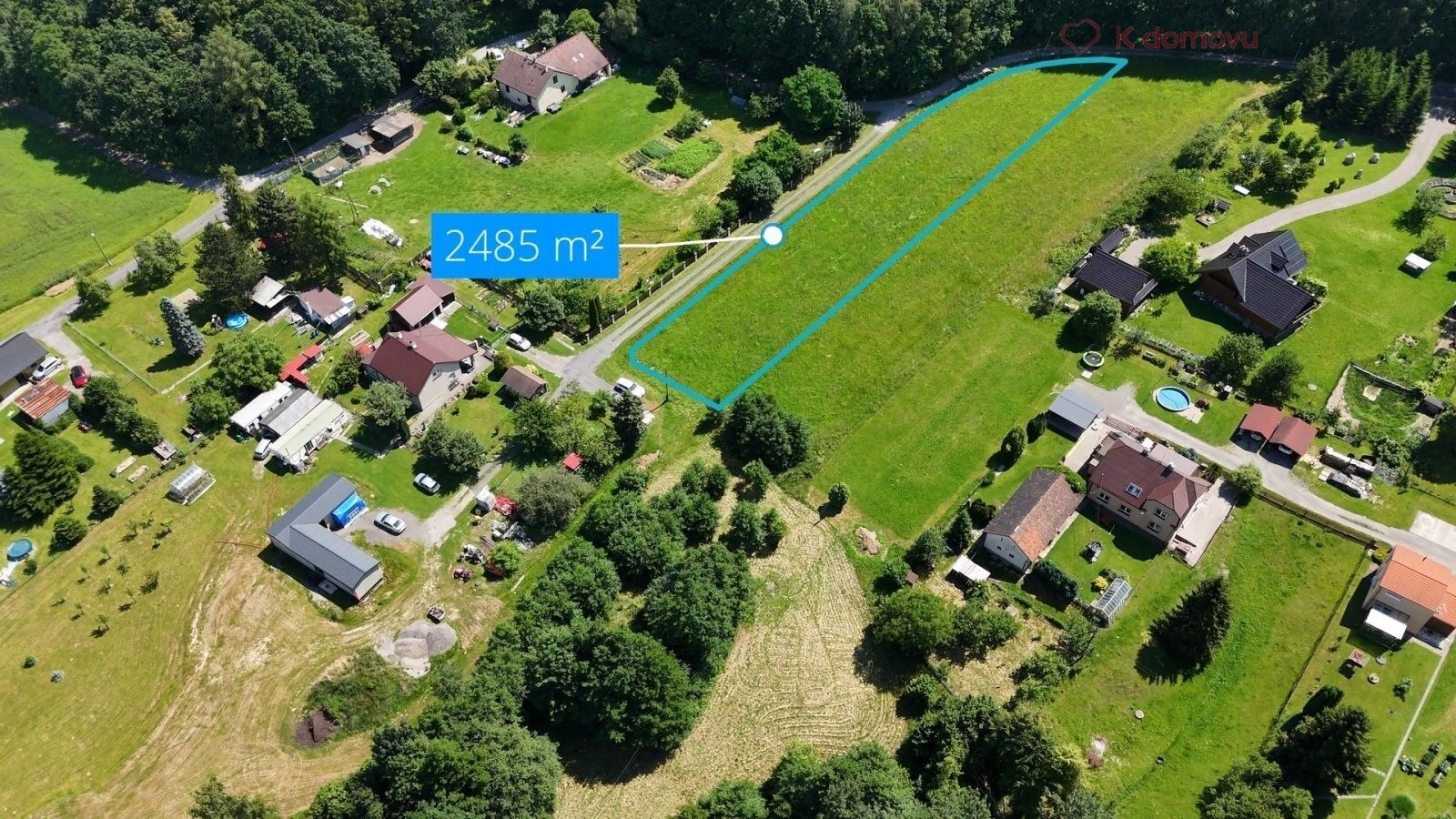 Prodej pozemku 2485 m² - foto 1