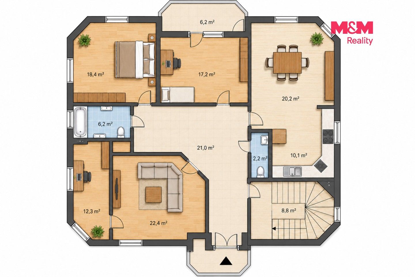 Pronájem bytu 4+kk 104 m² - foto 13