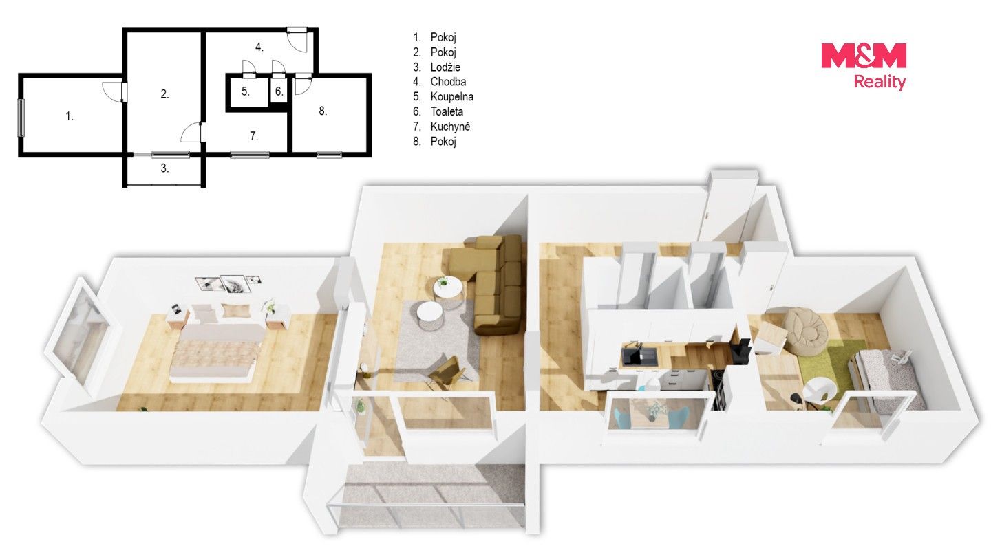 Prodej bytu 3+1 73 m² - foto 17