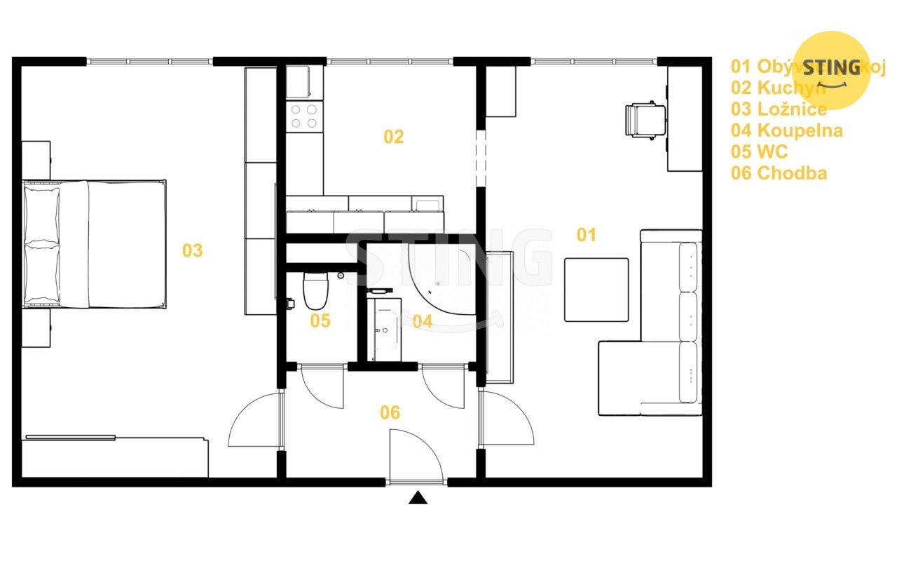 Prodej bytu 2+1 54 m² - foto 12