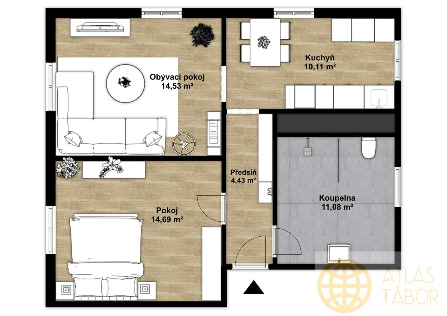 Prodej bytu 2+1 54 m² - foto 17