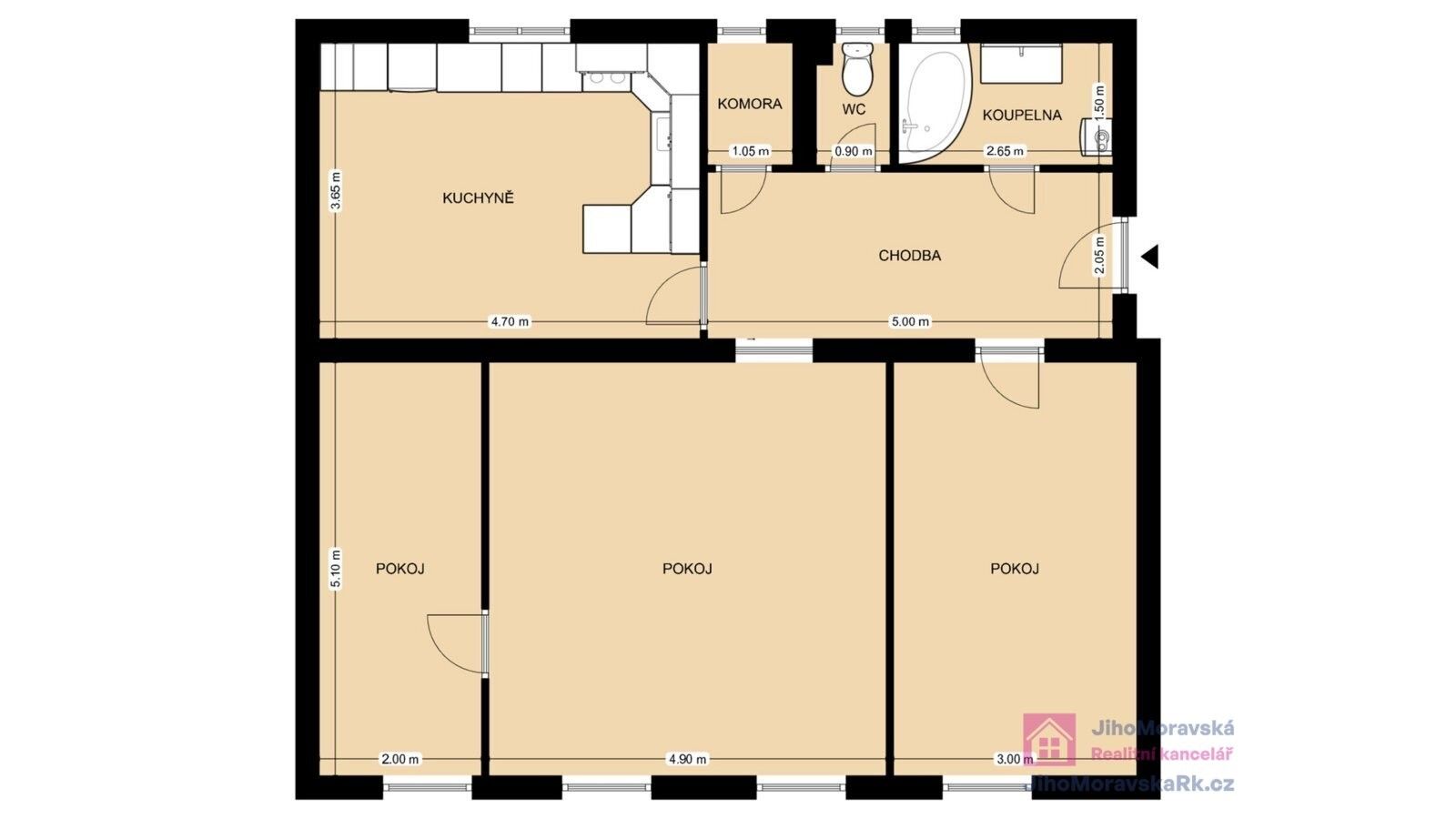 Prodej bytu 3+1 95 m² - foto 20