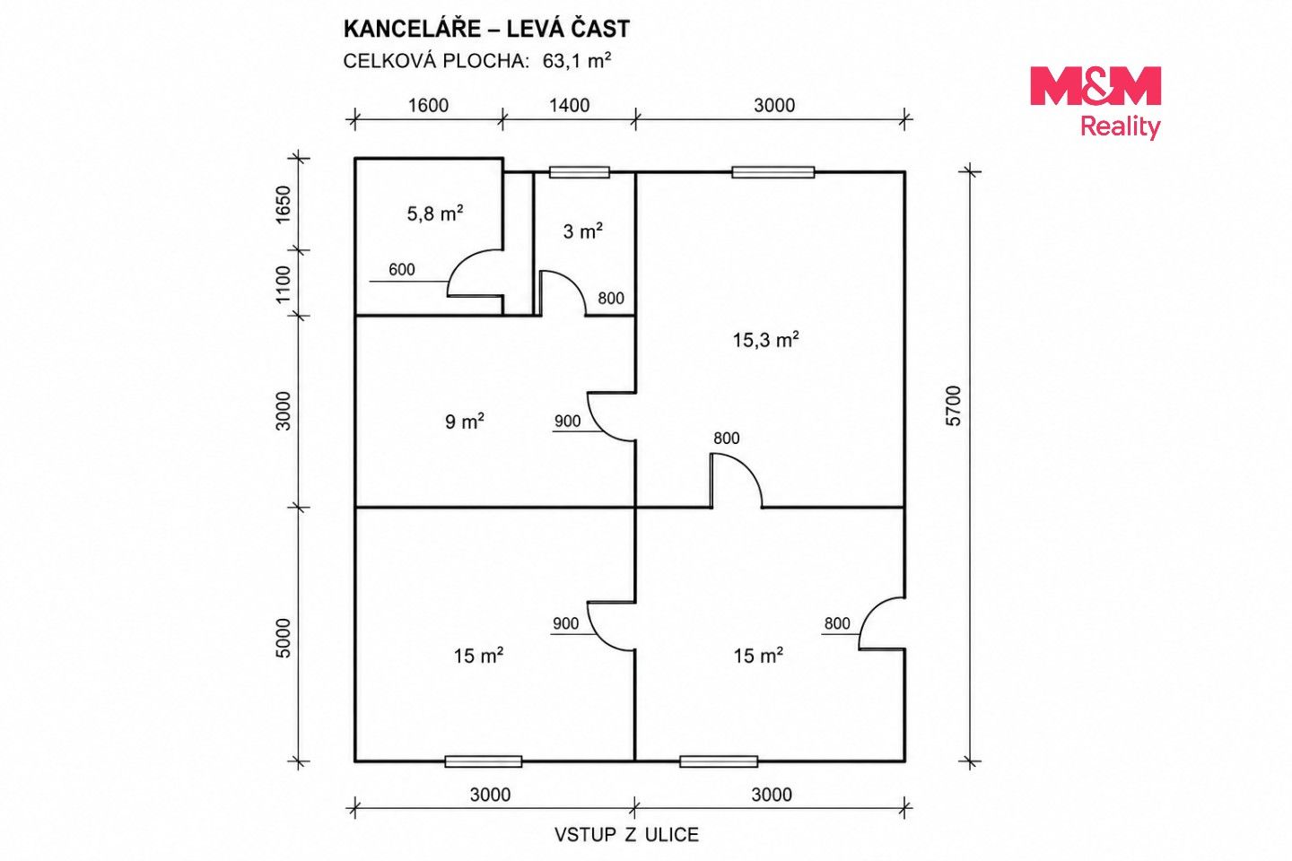 Pronájem komerčního prostoru 63 m² - foto 9