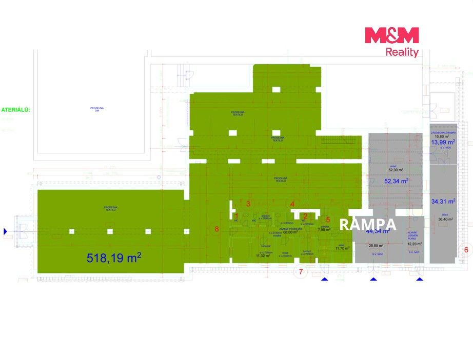 Pronájem komerčního prostoru 663 m² - foto 8