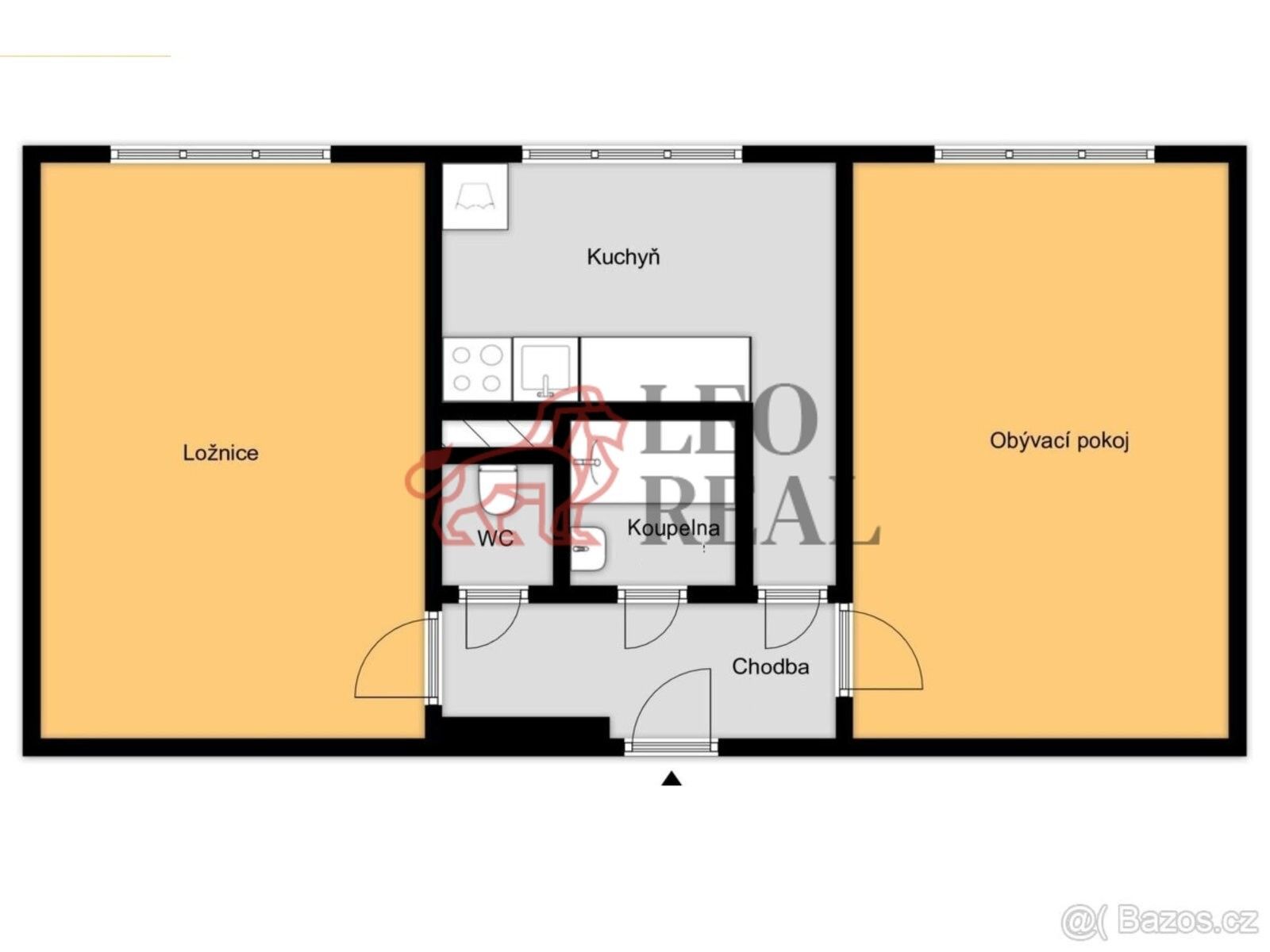 Pronájem bytu 2+1 52 m² - foto 13