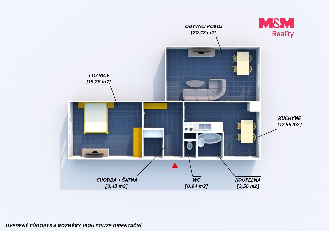 Prodej bytu 2+1 61 m² - foto 6