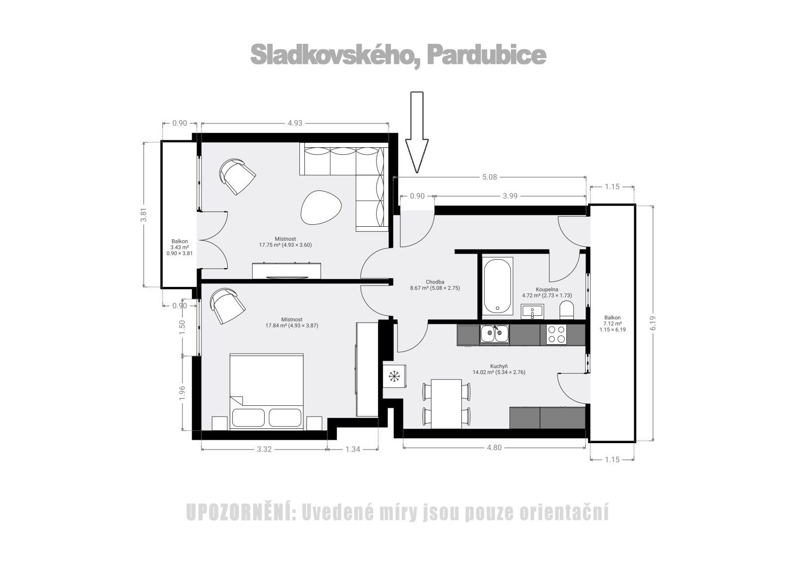 Prodej bytu 2+1 76 m² - foto 21