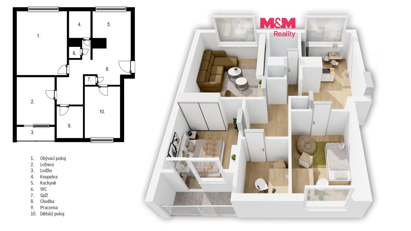 Prodej bytu 4+1 89 m² - foto 1