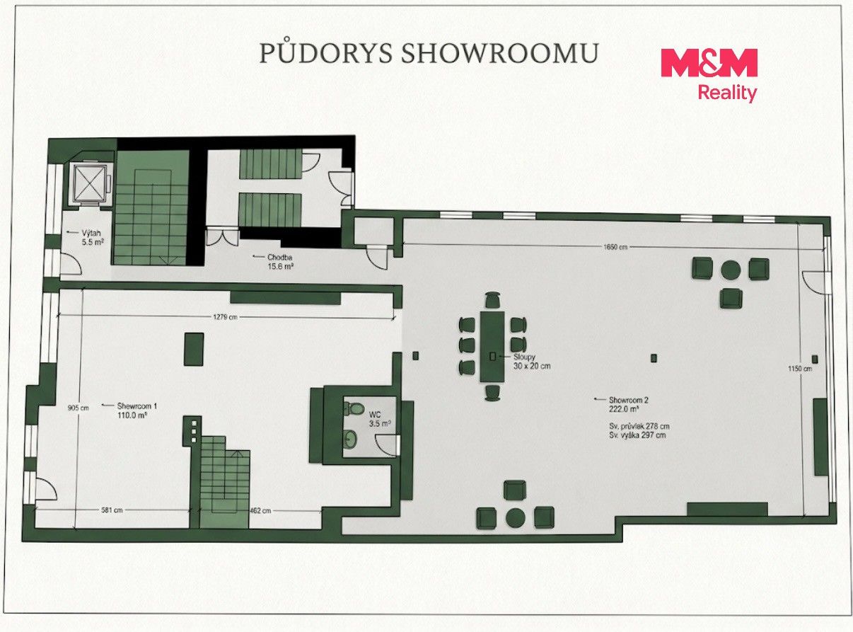 Pronájem komerčního prostoru 350 m² - foto 5