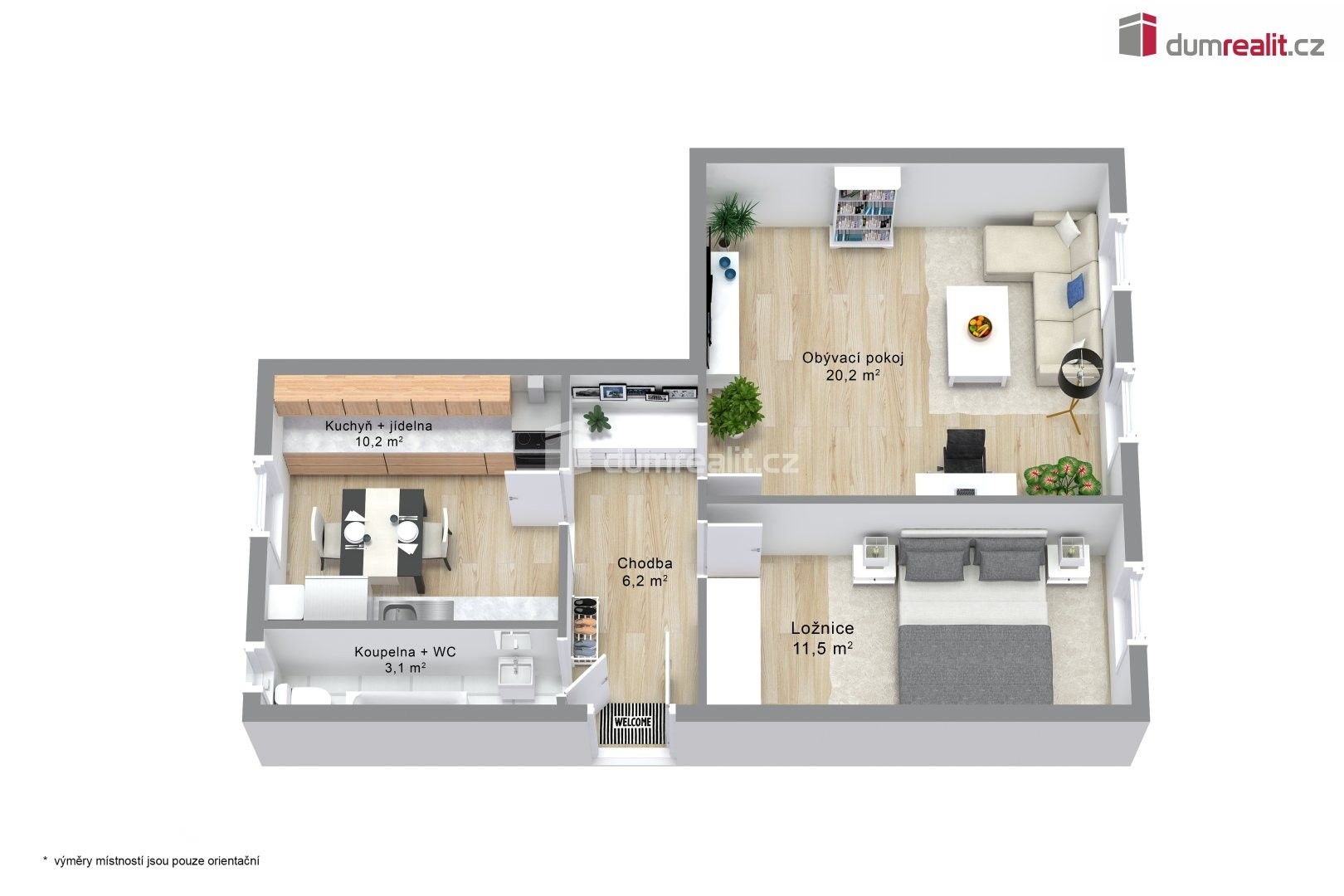 Prodej bytu 2+1 64 m² - foto 3