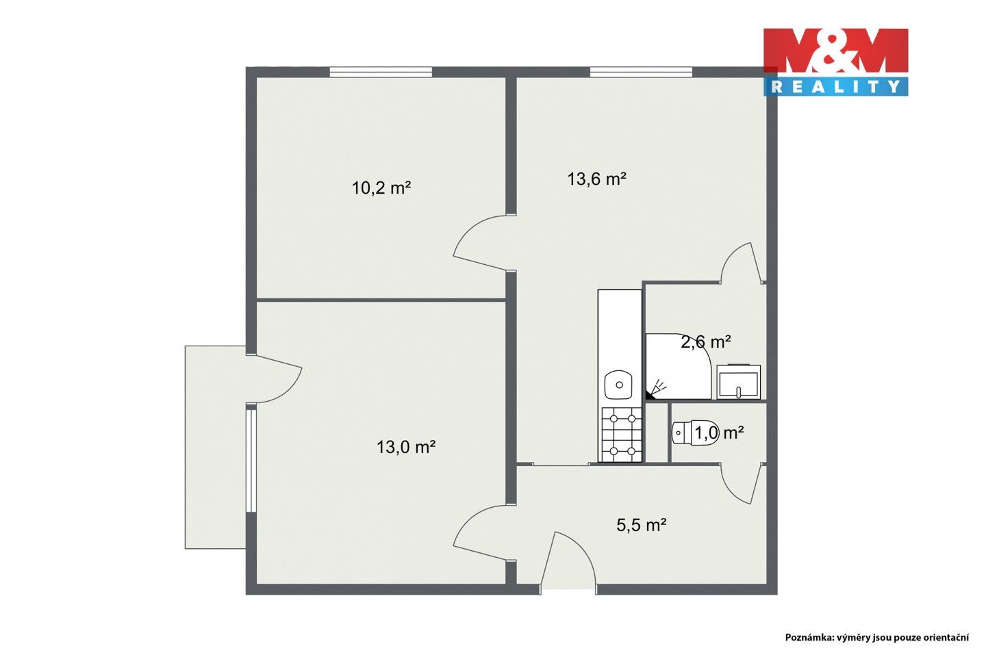 Prodej bytu 2+1 46 m² - foto 14