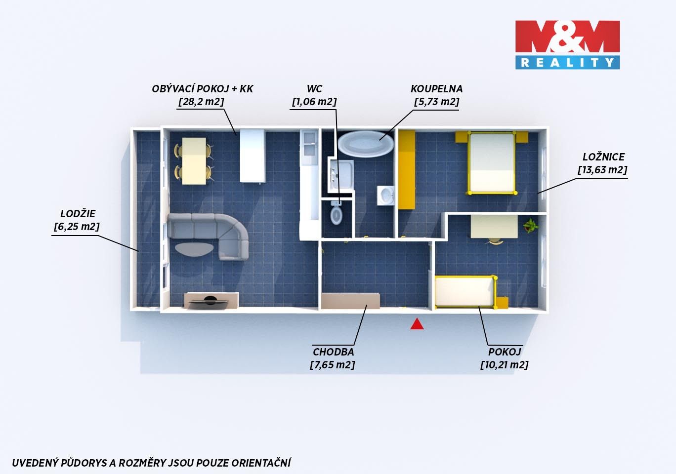 Prodej bytu 3+kk 67 m² - foto 8