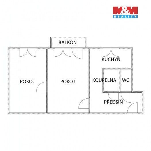 Prodej bytu 2+1 49 m² - foto 8
