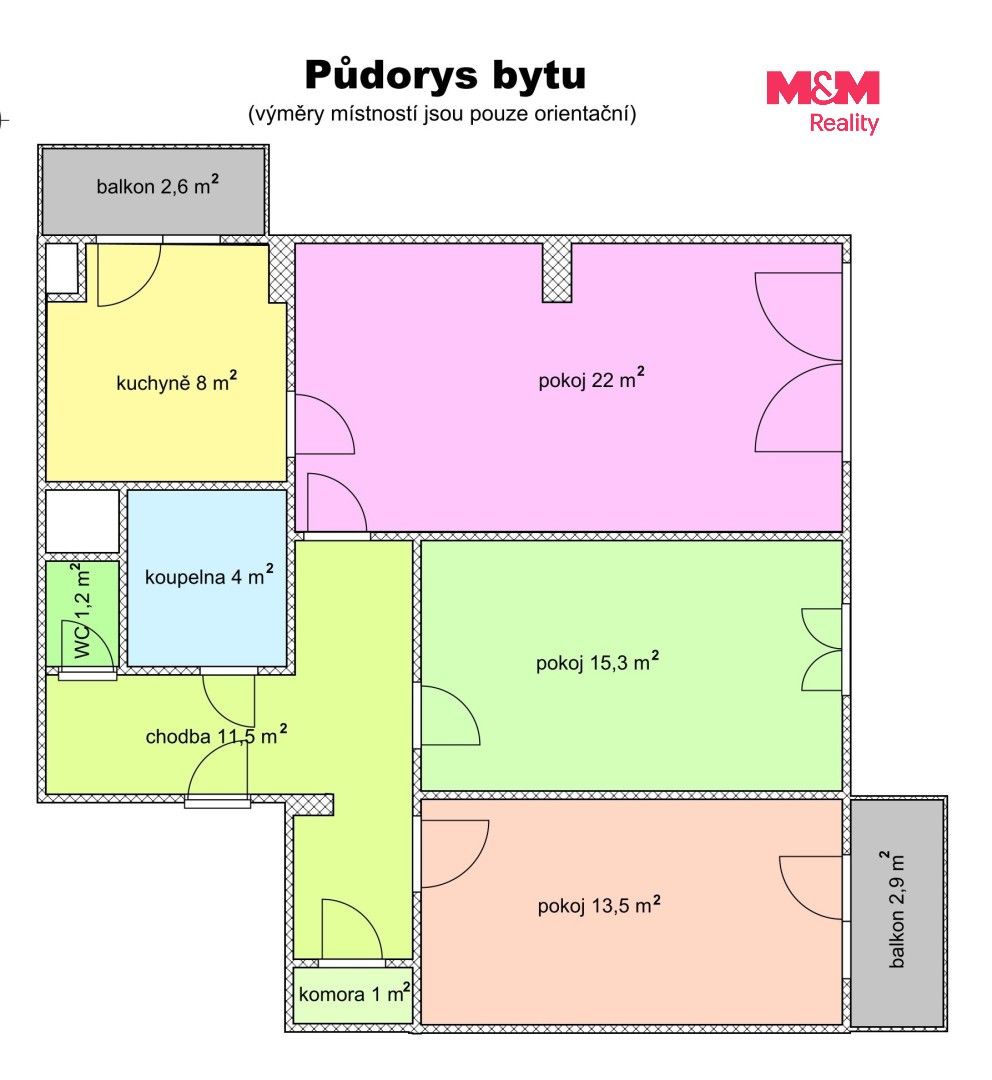 Prodej bytu 3+1 84 m² - foto 3