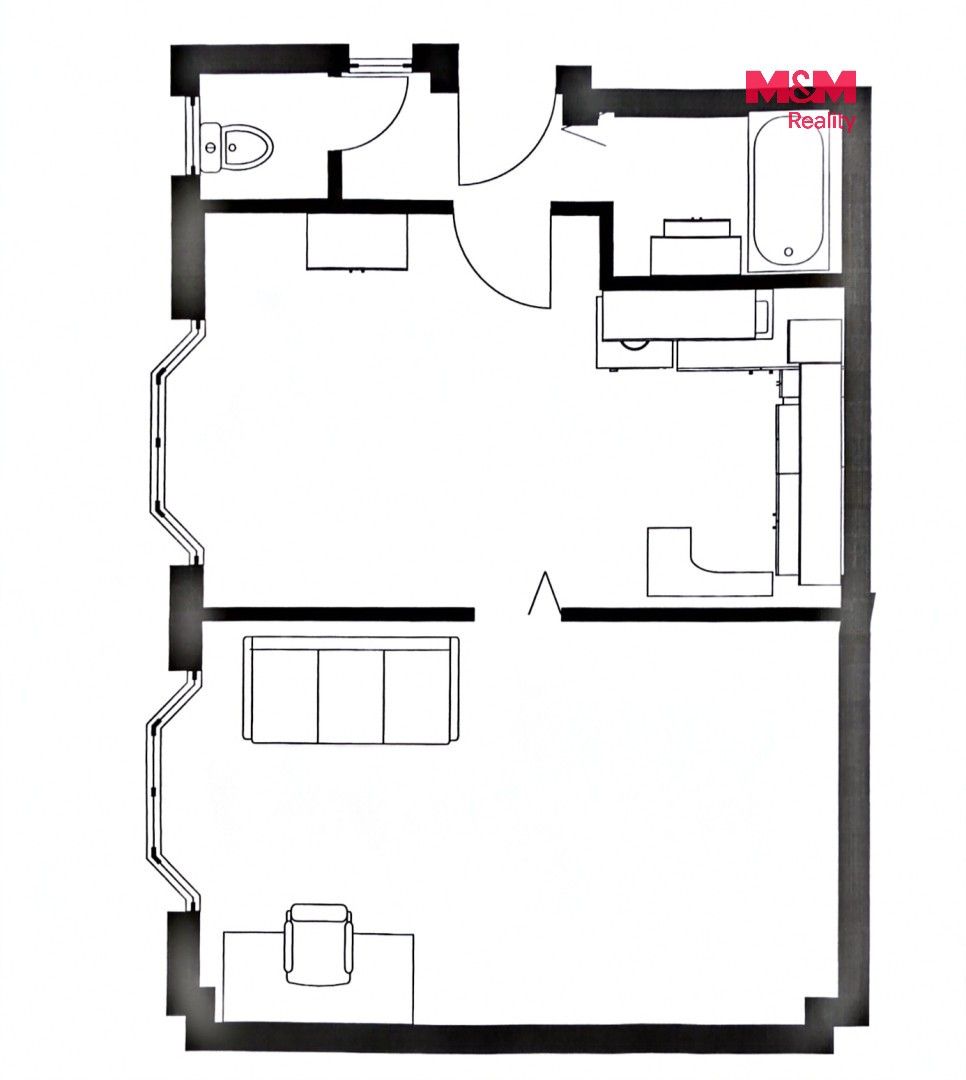 Prodej bytu 1+1 43 m² - foto 14