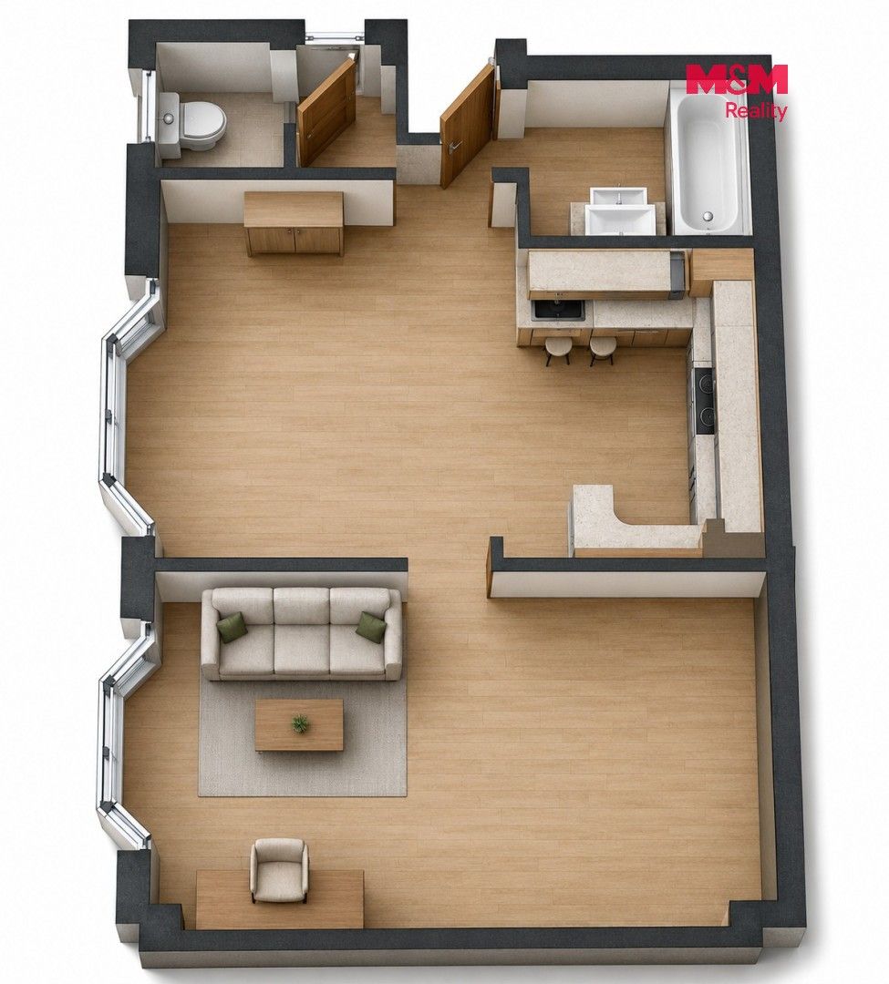Prodej bytu 1+1 43 m² - foto 15