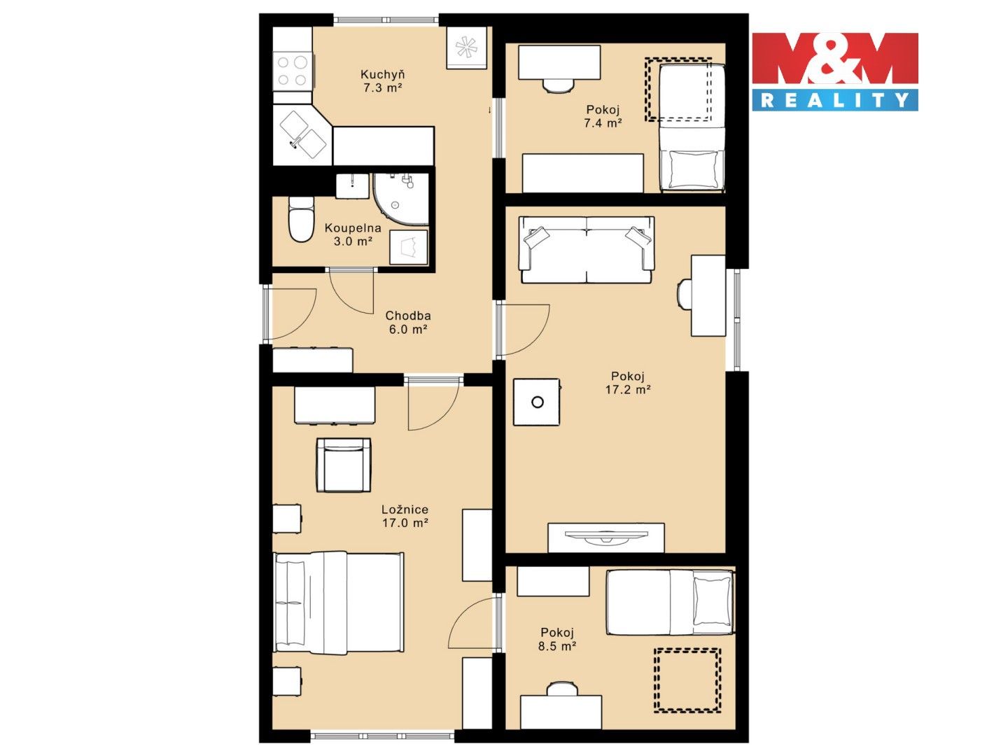 Prodej bytu 4+1 70 m² - foto 18