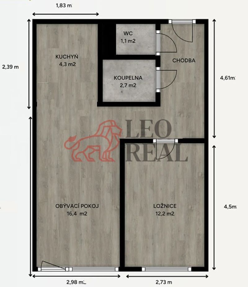 Prodej bytu 2+kk 46 m² - foto 14