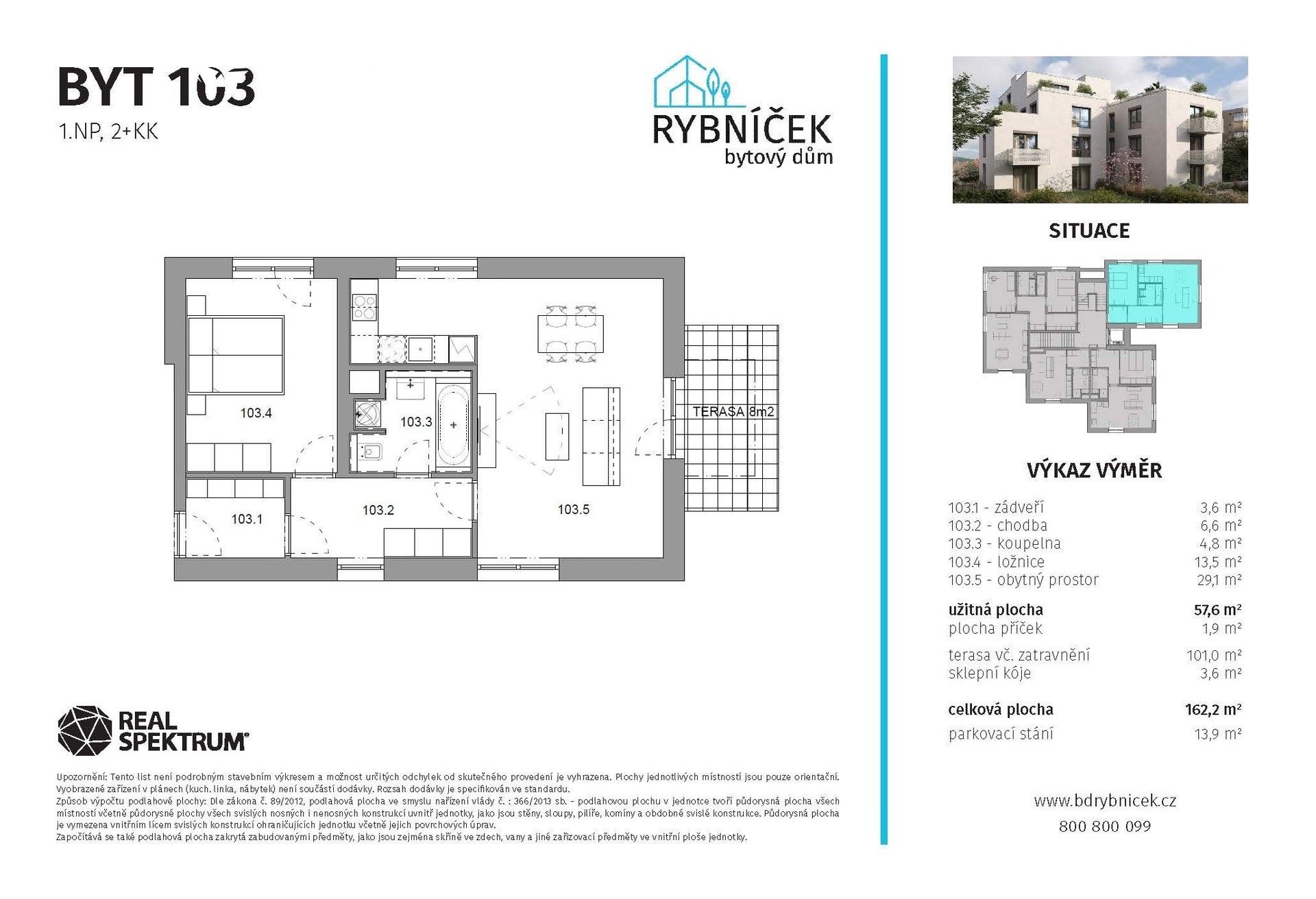 Prodej bytu 2+kk 58 m² - foto 2