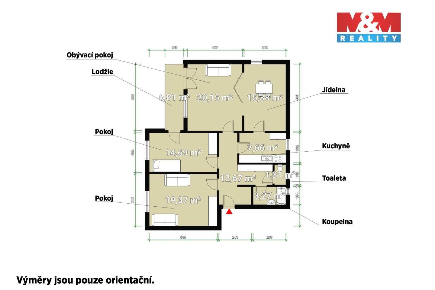 Prodej bytu 3+1 102 m² - foto 20
