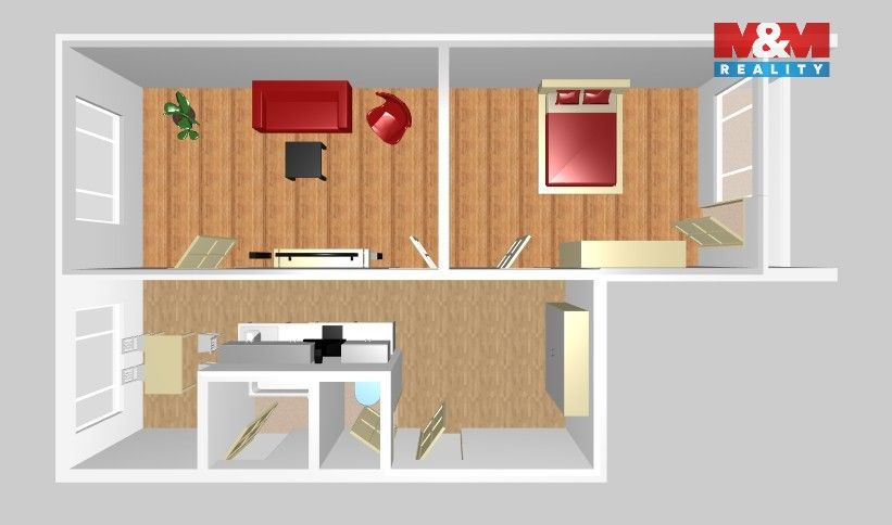 Prodej bytu 2+1 61 m² - foto 9