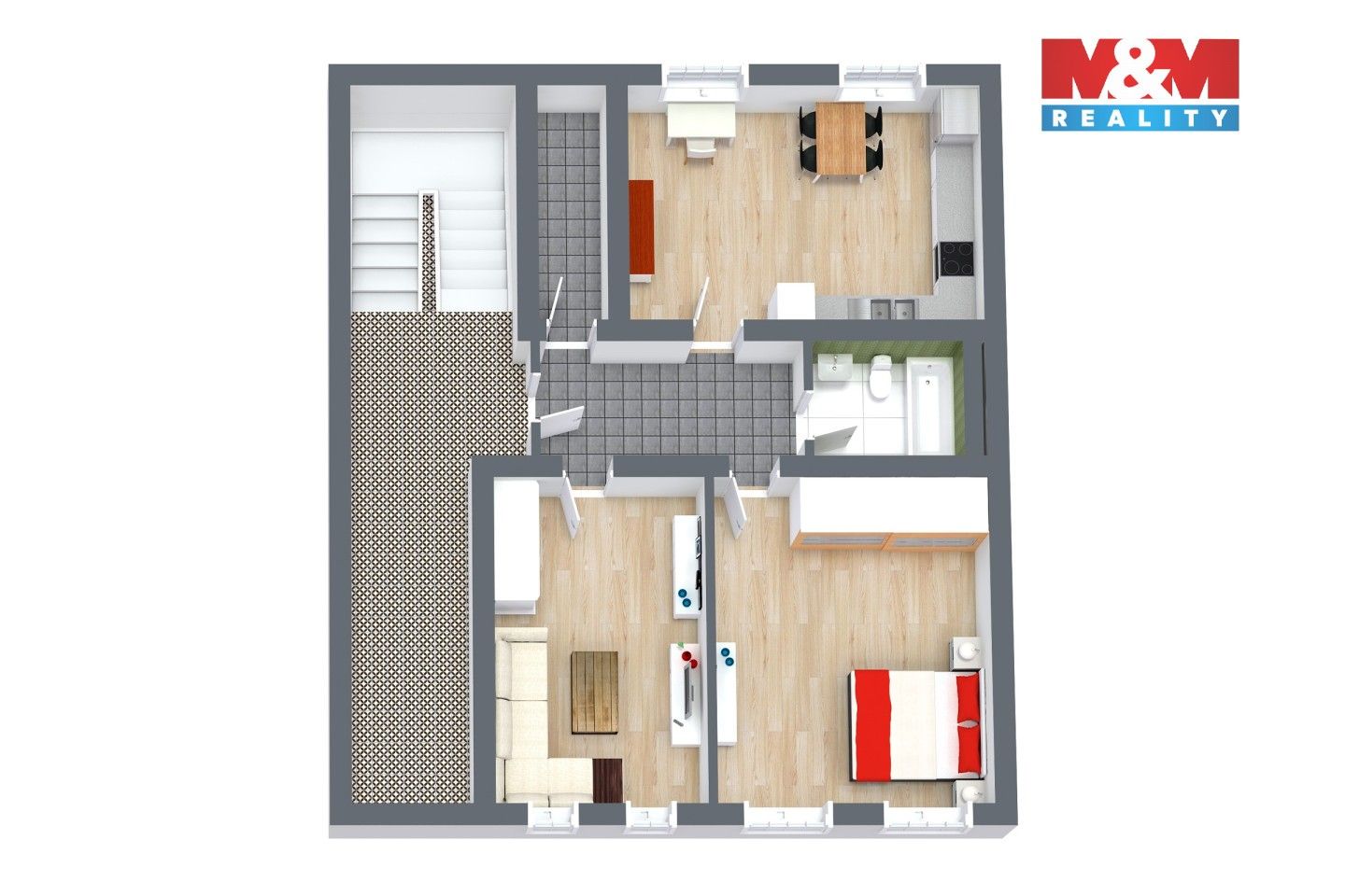 Prodej bytu 2+1 63 m² - foto 6