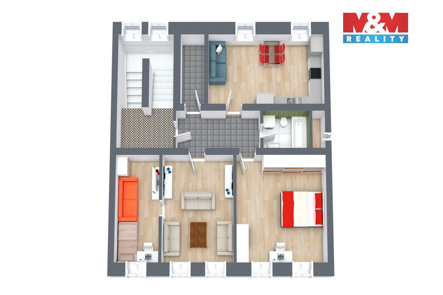 Prodej bytu 2+1 63 m² - foto 9