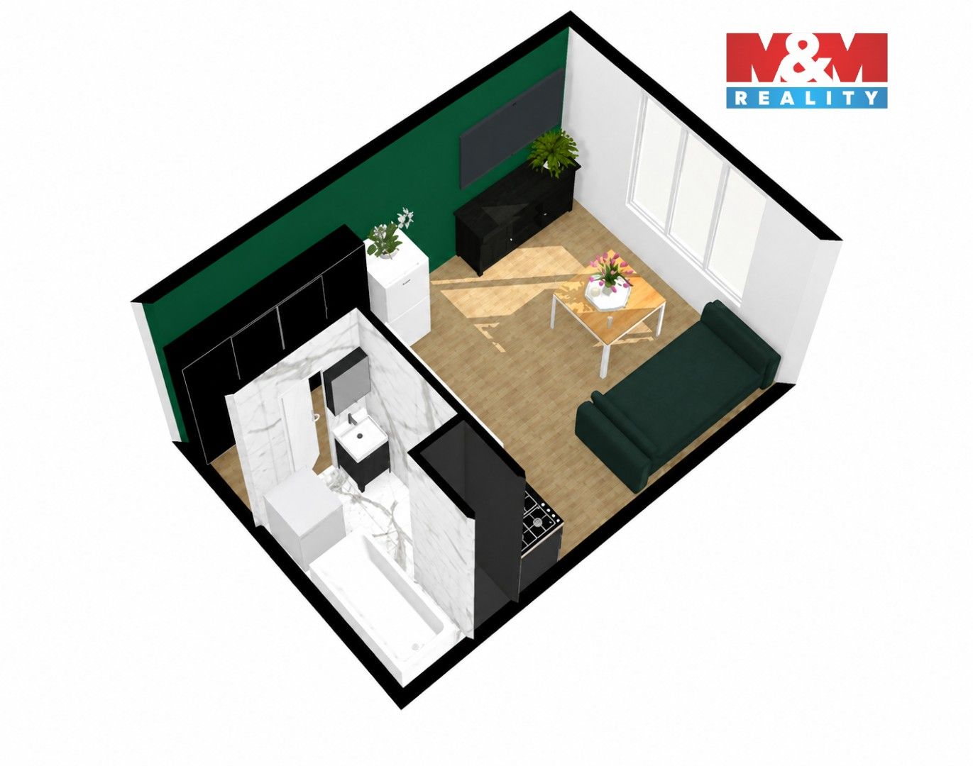 Prodej bytu 1+kk 19 m² - foto 4