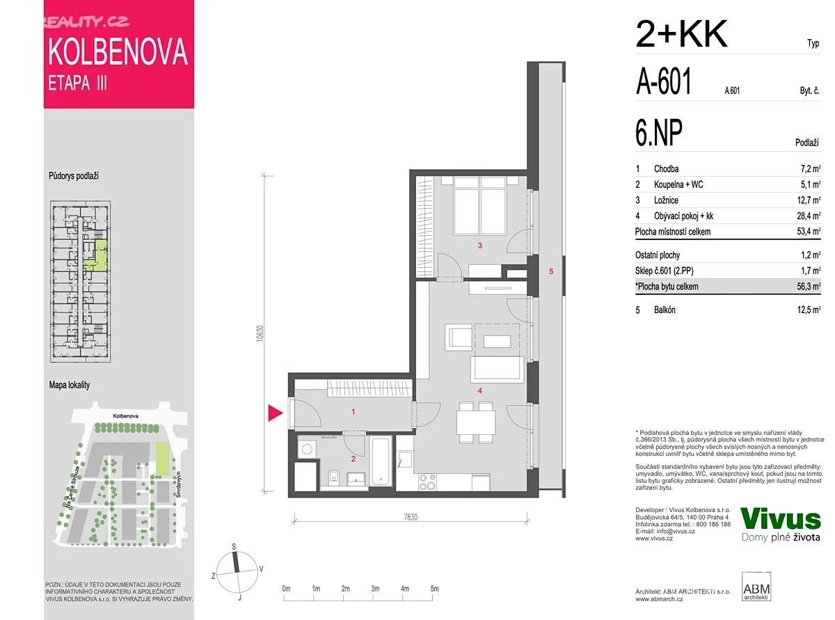 Prodej bytu 2+kk 54 m² - foto 4
