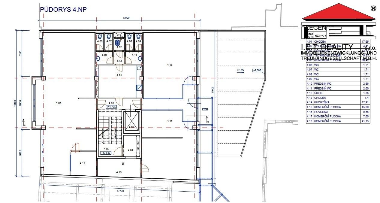 Pronájem komerčního prostoru 264 m² - foto 12