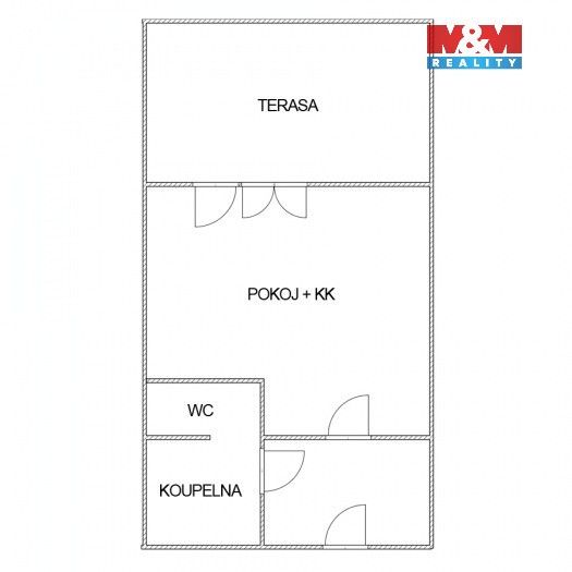 Pronájem bytu 1+kk 22 m² - foto 9