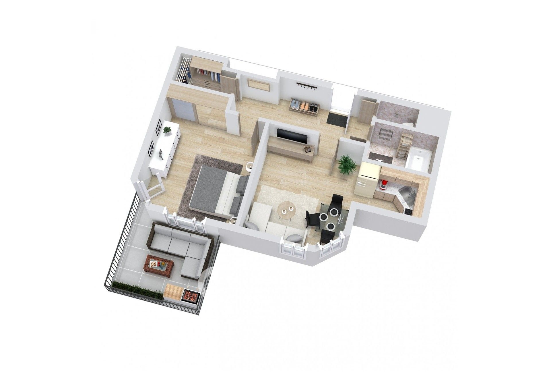 Prodej bytu 2+kk 71 m² - foto 2