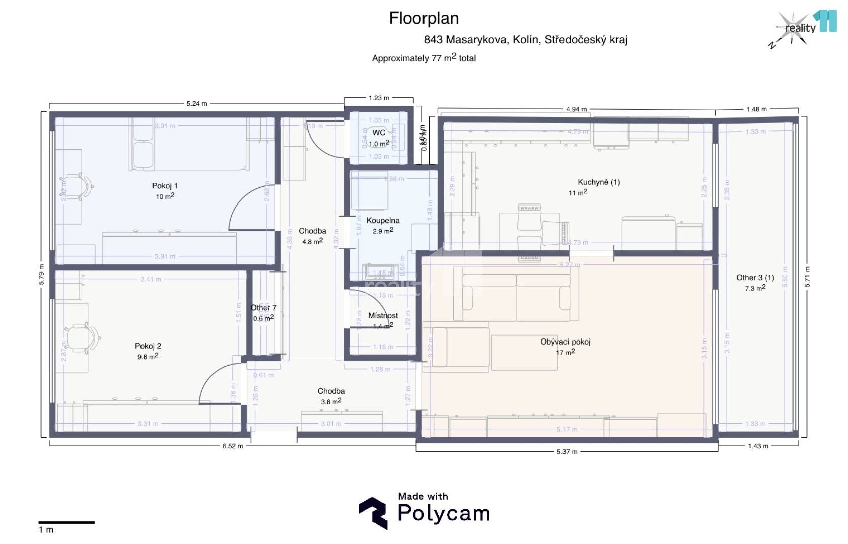 Prodej bytu 3+1 62 m² - foto 24
