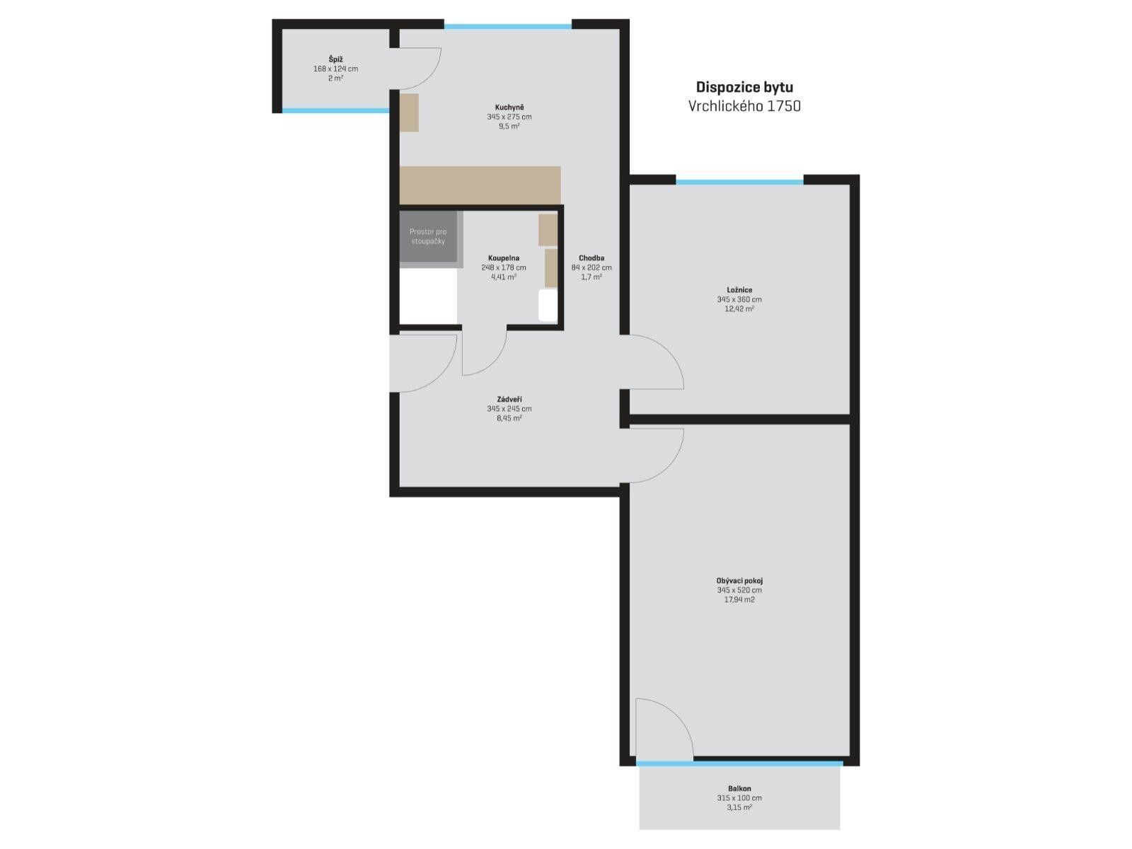 Prodej bytu 2+1 56 m² - foto 21