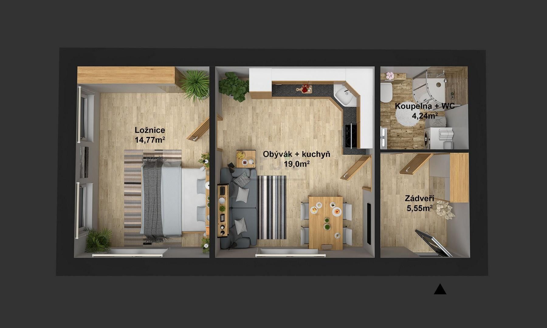 Prodej bytu 2+kk 55 m² - foto 10