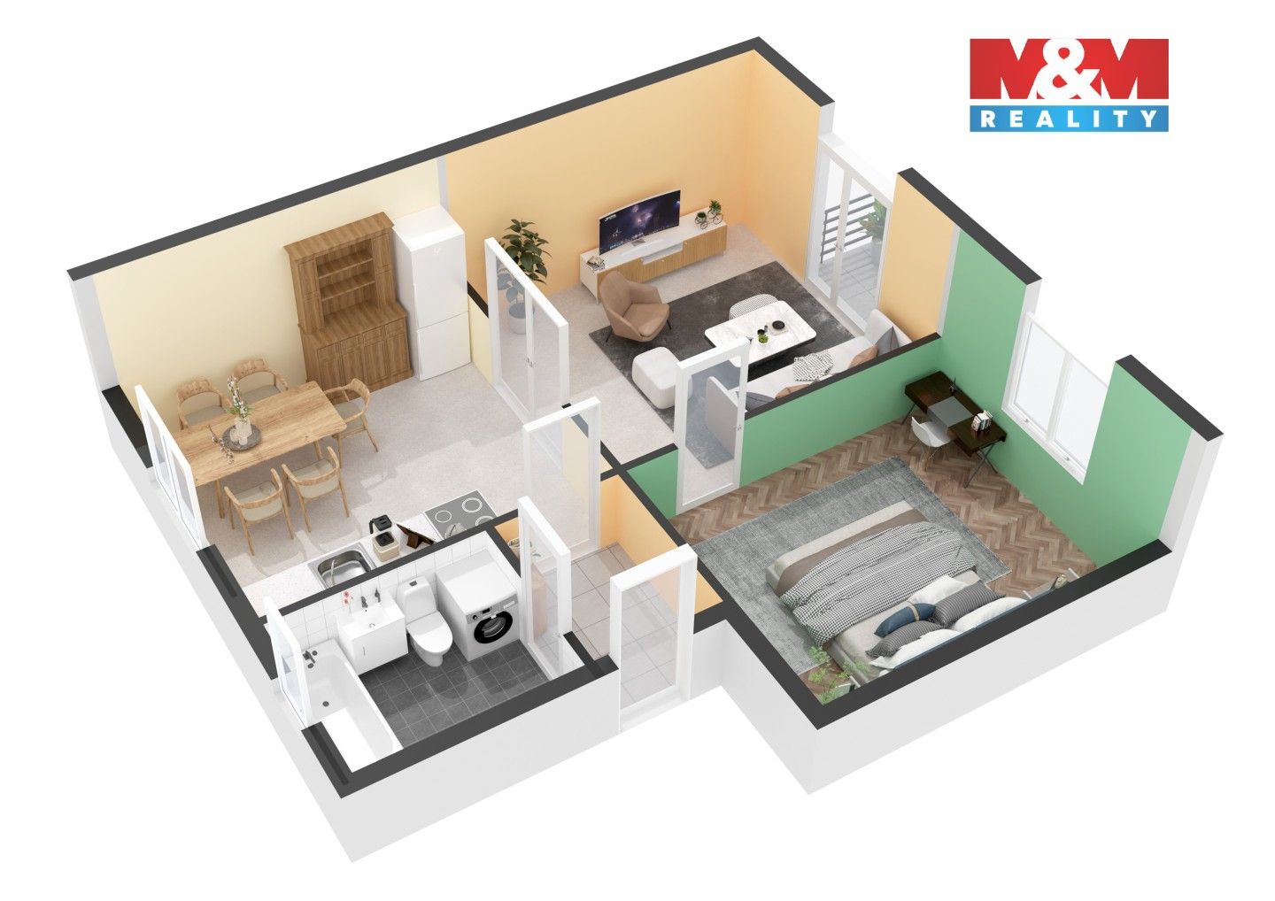 Prodej bytu 2+1 48 m² - foto 5