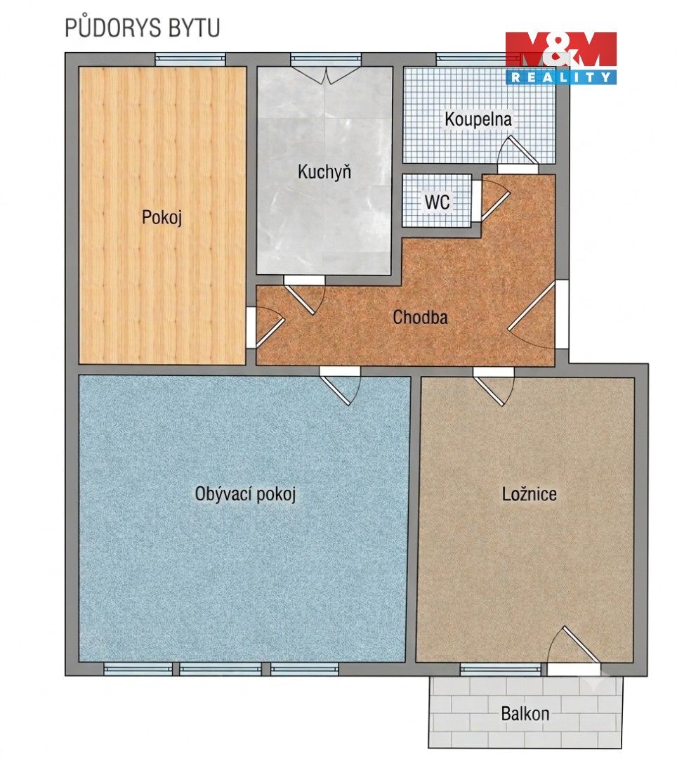 Prodej bytu 3+1 68 m² - foto 23