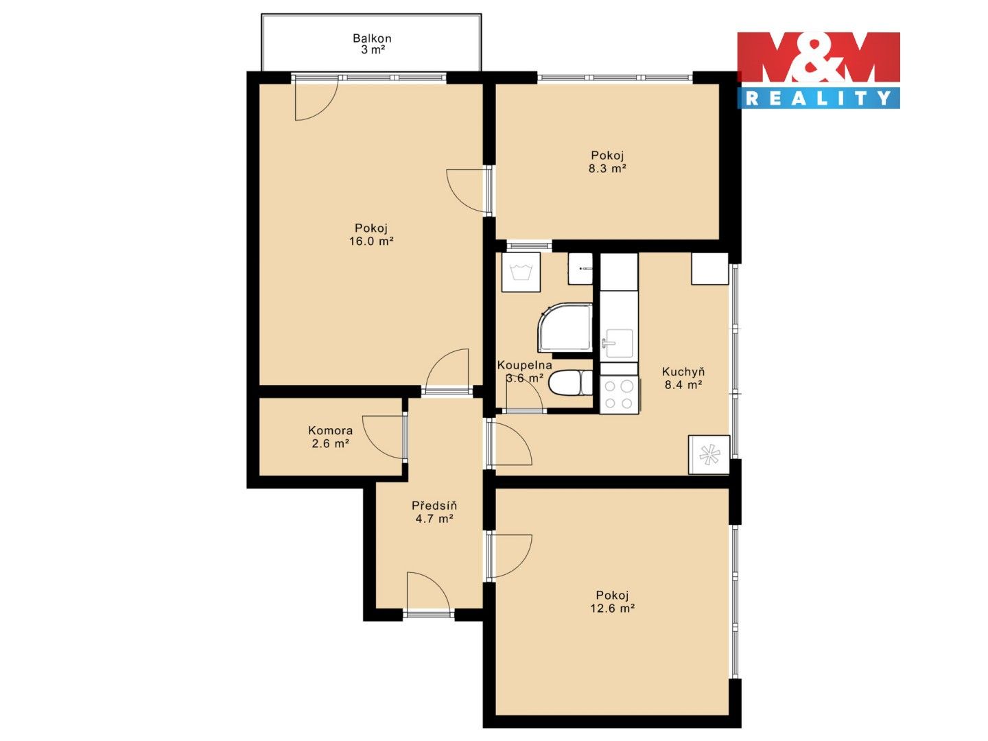 Prodej bytu 3+1 58 m² - foto 19