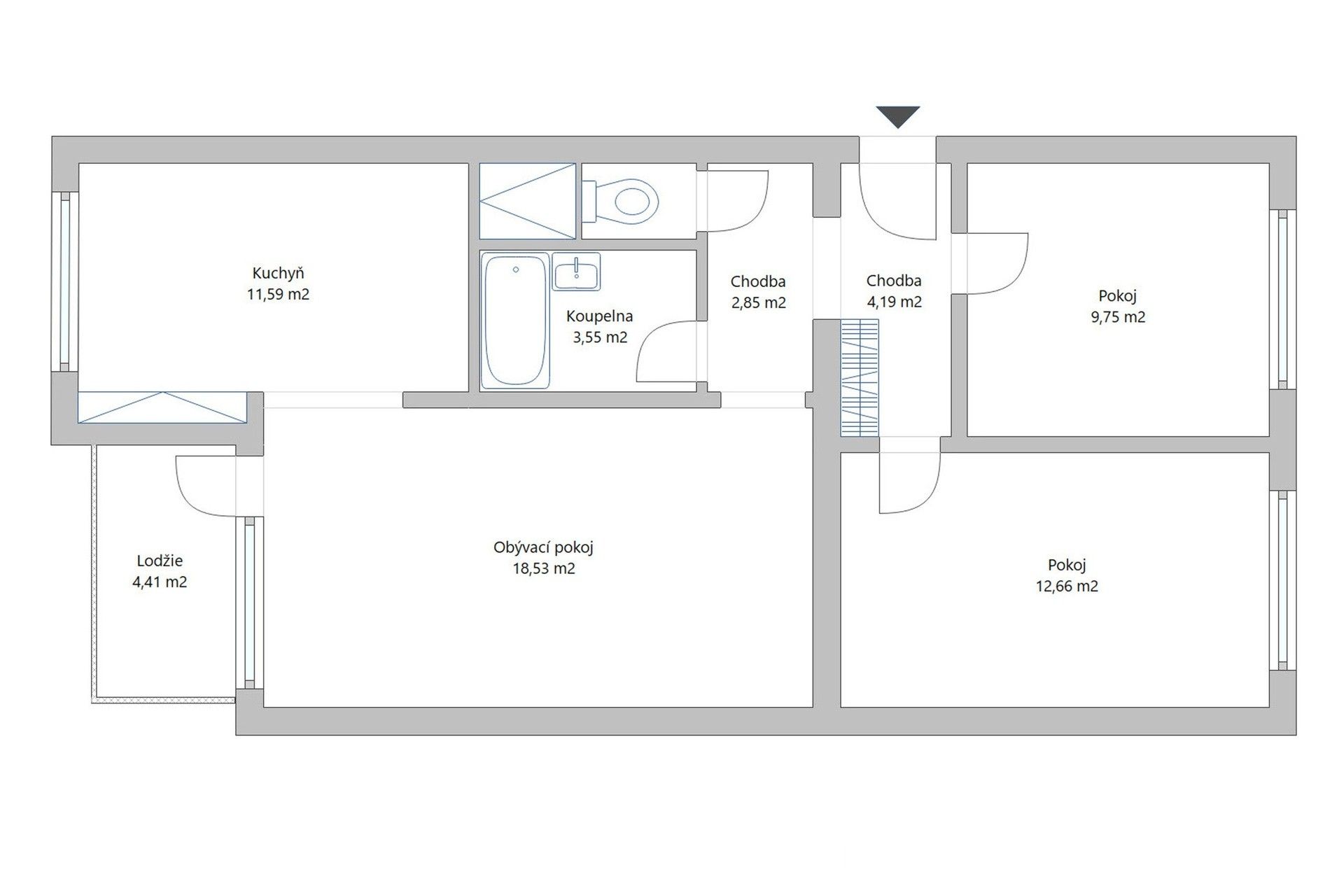Prodej bytu 3+1 66 m² - foto 18