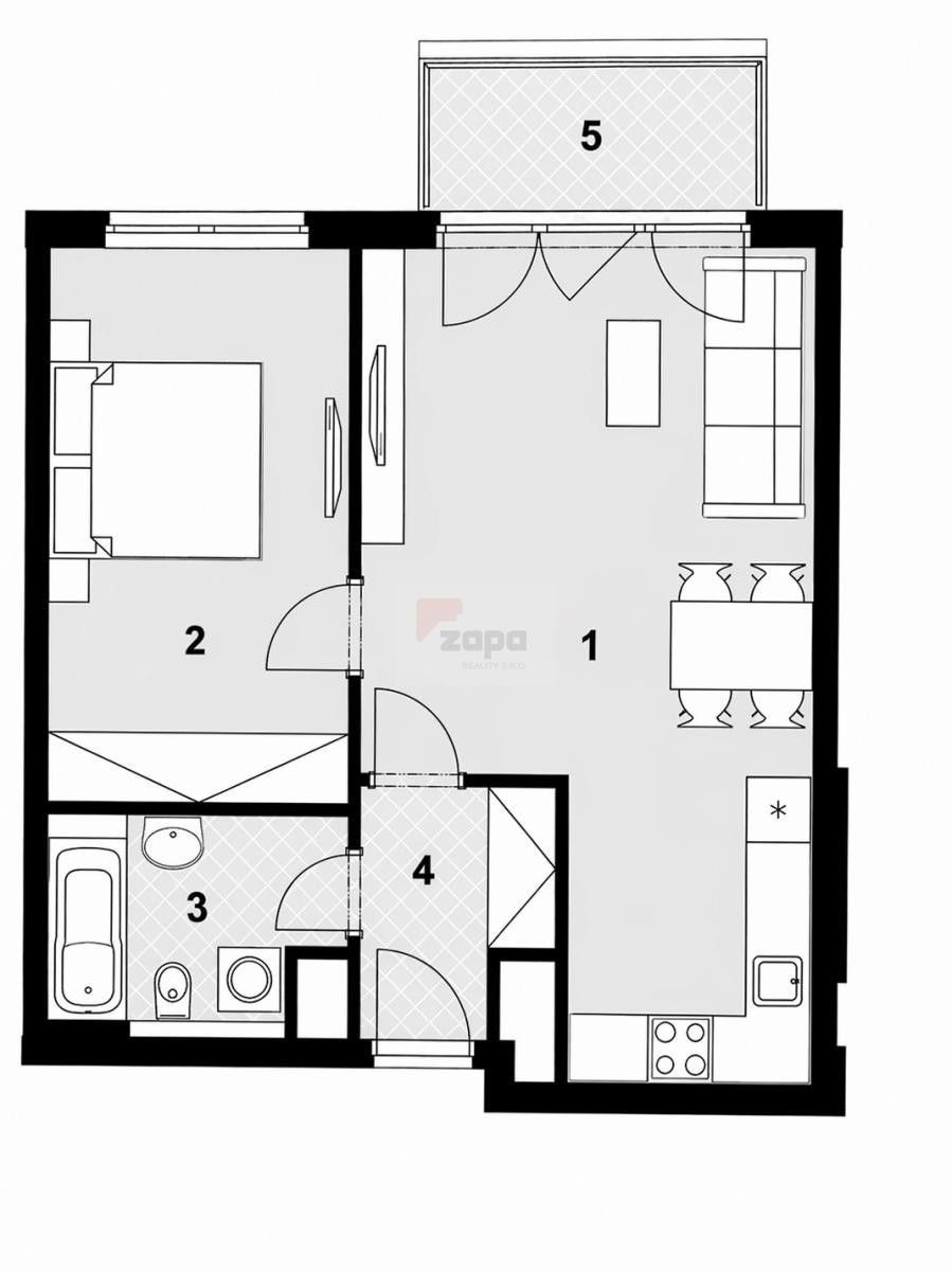 Pronájem bytu 2+kk 52 m² - foto 7