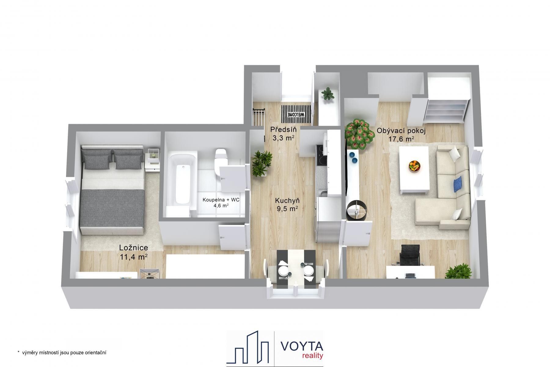 Prodej bytu 2+1 48 m² - foto 11