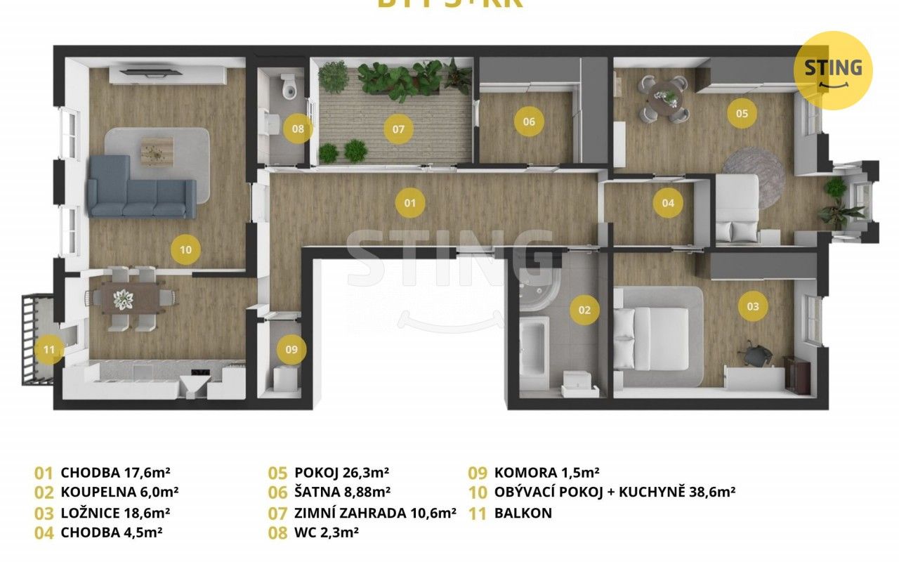 Prodej bytu 3+kk 134 m² - foto 3