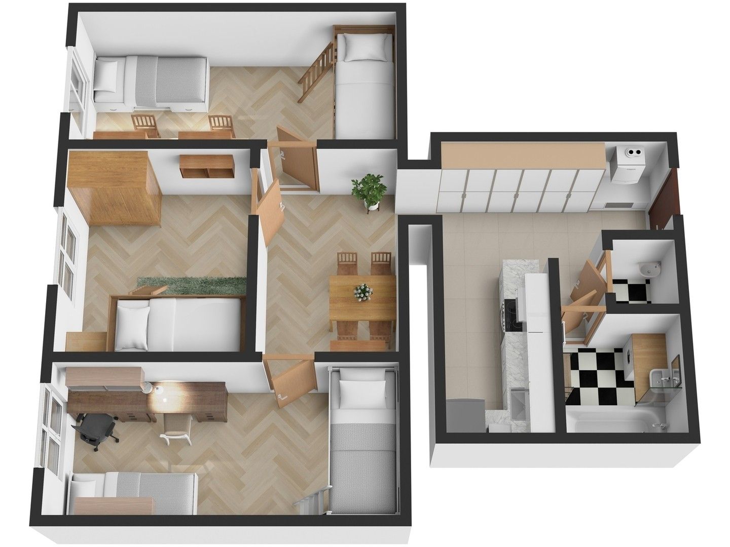 Prodej bytu 3+1 62 m² - foto 4