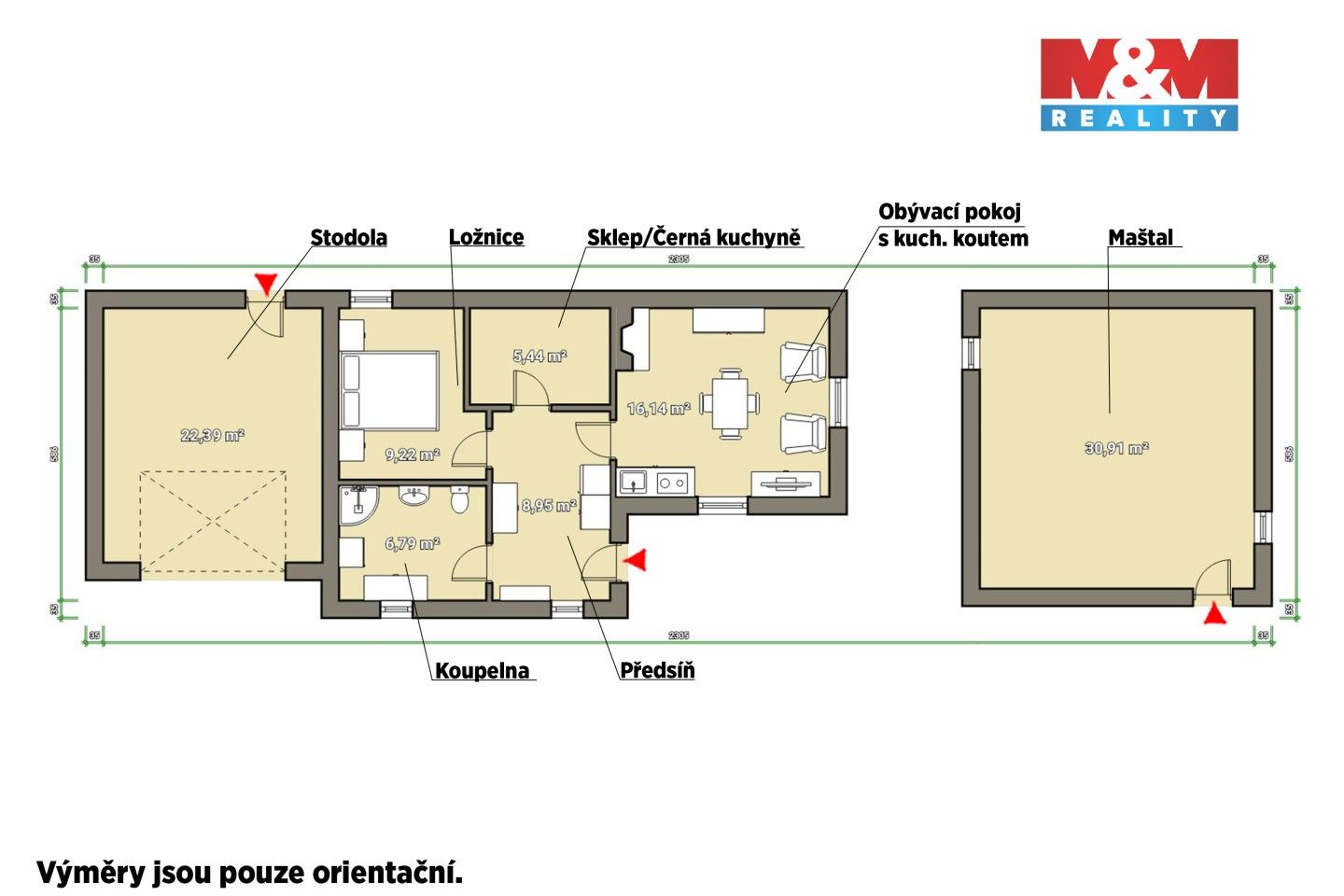 Prodej domu 74 m² - foto 3