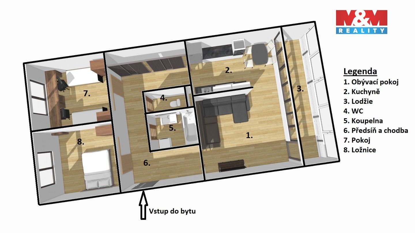 Prodej bytu 3+1 74 m² - foto 4