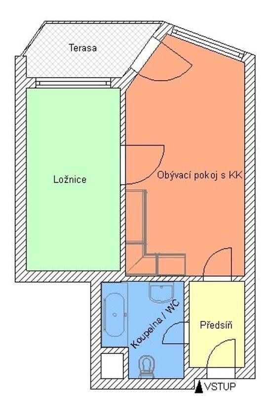 Pronájem bytu 2+kk 48 m² - foto 16