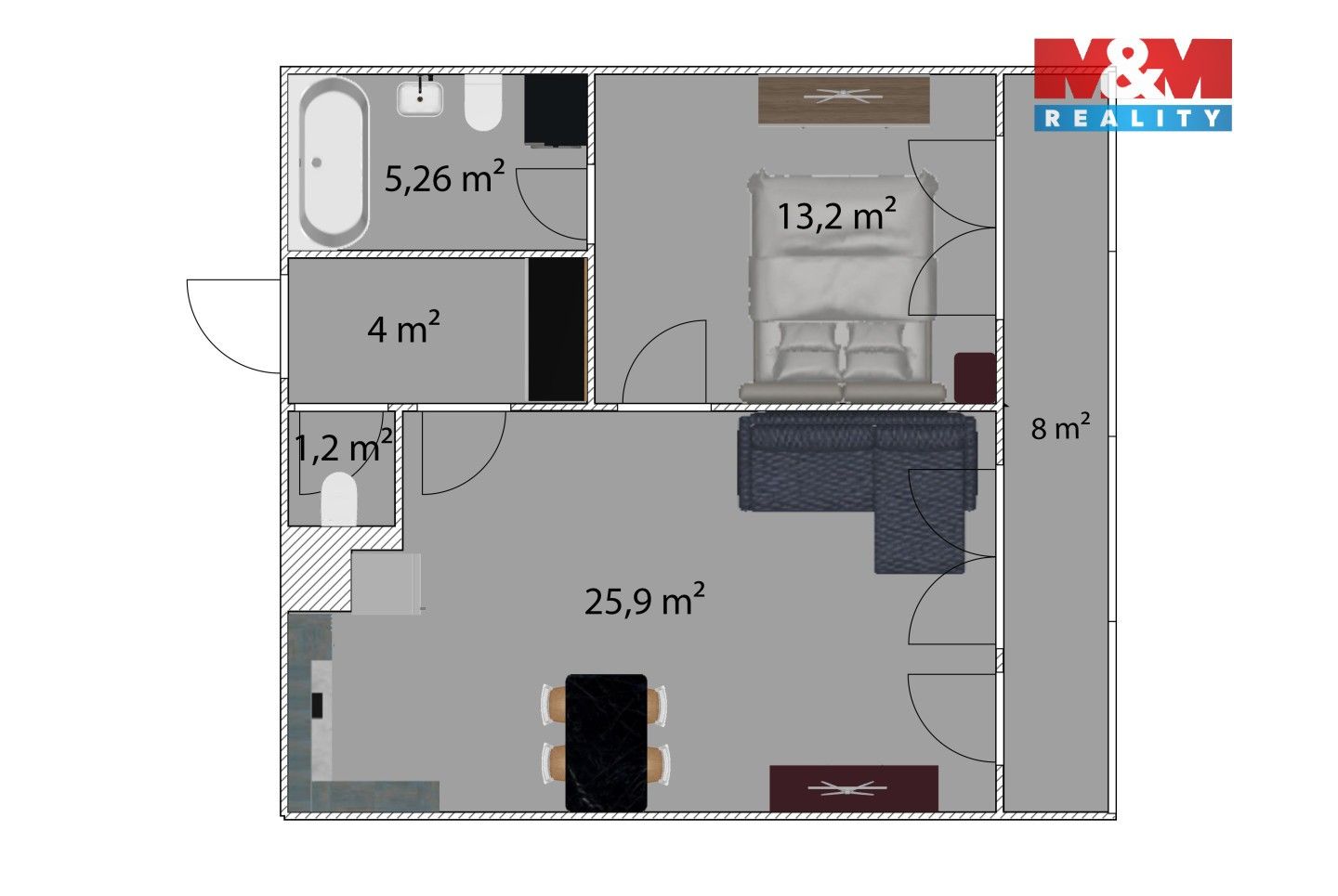 Prodej bytu 2+kk 60 m² - foto 11